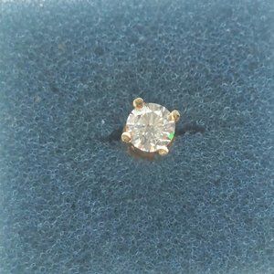 14KT Yellow Gold .25 CARAT Diamond Stud Earring ***SINGLE***